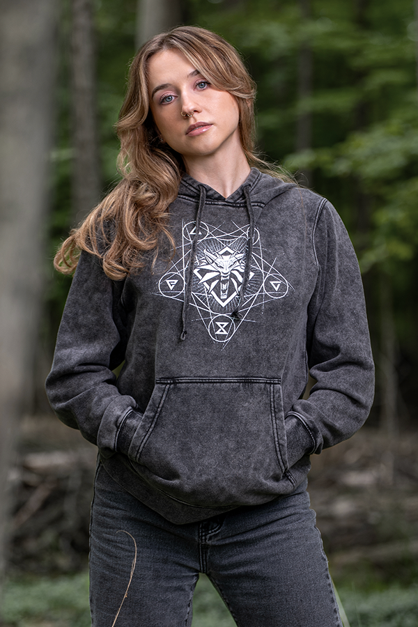 THE WITCHER WOLF AND SIGNS HOODIE