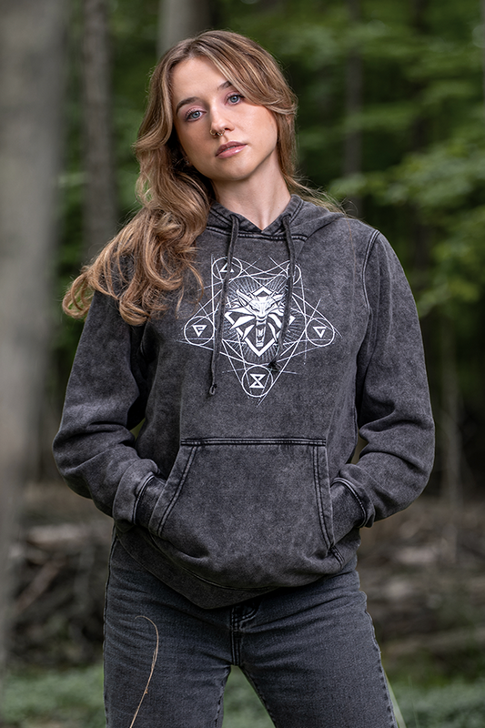 THE WITCHER WOLF AND SIGNS HOODIE