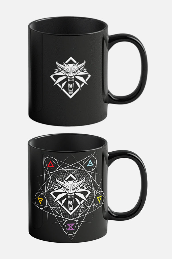 THE WITCHER 3 WITCHER SIGNS HEAT REVEAL MUG CD PROJEKT RED Gear Store
