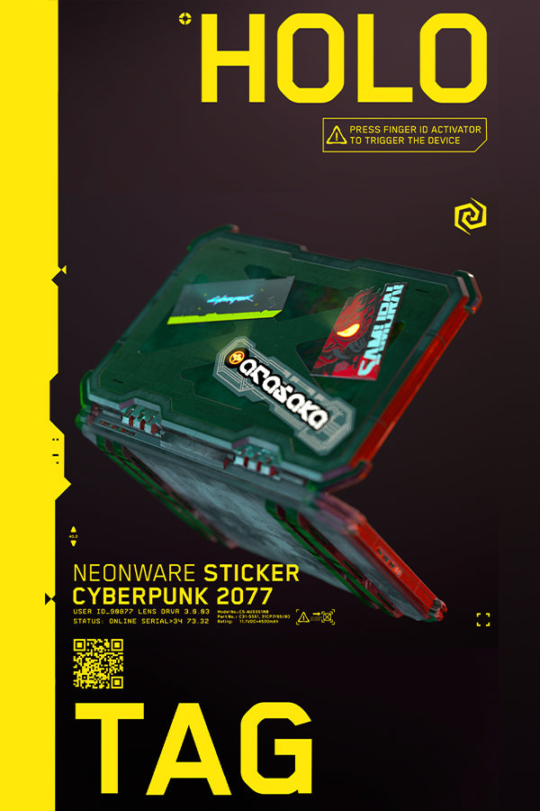 CYBERPUNK 2077 ARASAKA LIGHT UP STICKER