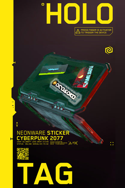 CYBERPUNK 2077 ARASAKA LIGHT UP STICKER