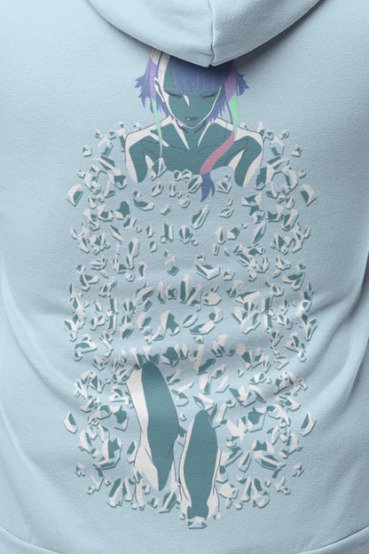 CYBERPUNK EDGERUNNERS LUCY ICE PLUNGE HOODIE
