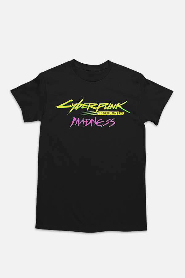 CYBERPUNK: EDGERUNNERS MADNESS TEE – CD PROJEKT RED Gear Store - USA CYBERPUNK: EDGERUNNERS MADNESS TEE – CD PROJEKT RED Gear Store - USA
