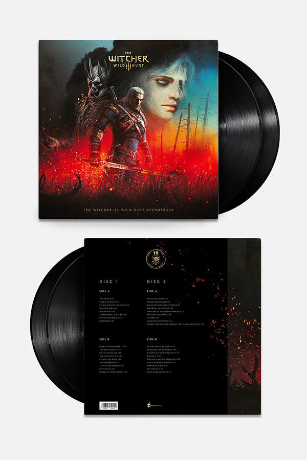 THE WITCHER 3 WILD HUNT OFFICIAL SOUNDTRACK STANDARD VINYL