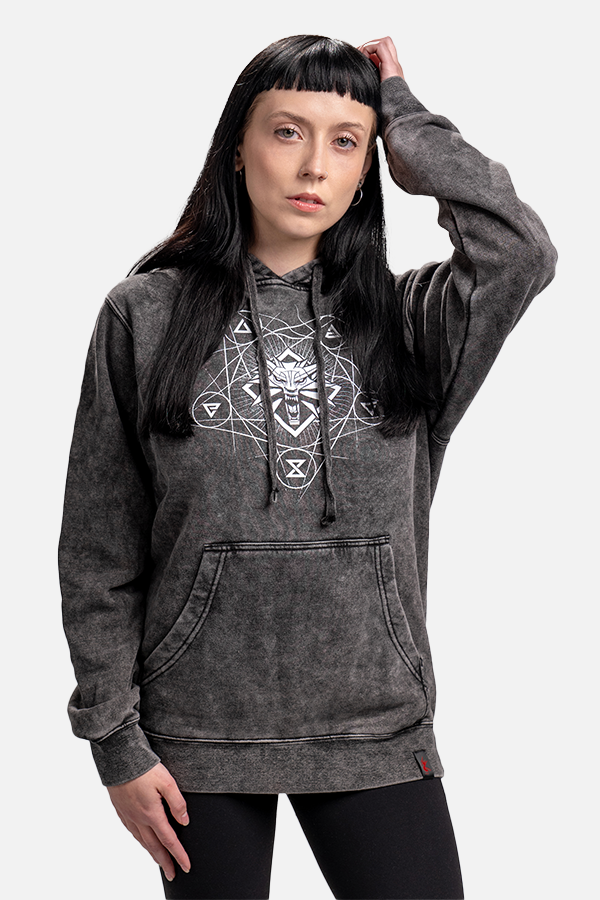 THE WITCHER WOLF AND SIGNS HOODIE