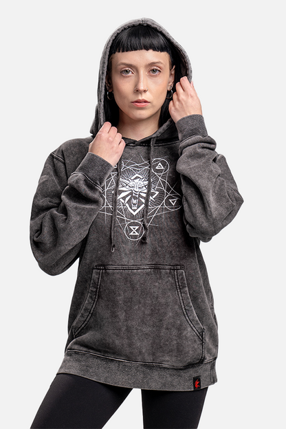 THE WITCHER WOLF AND SIGNS HOODIE
