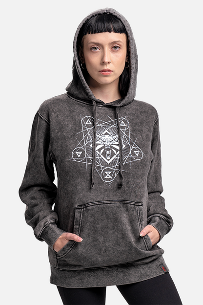 THE WITCHER WOLF AND SIGNS HOODIE