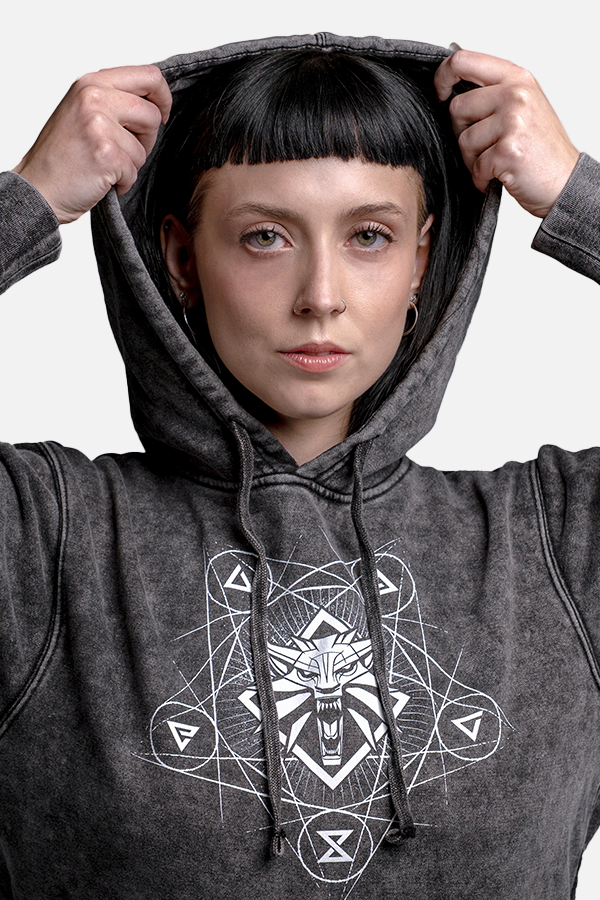 THE WITCHER WOLF AND SIGNS HOODIE