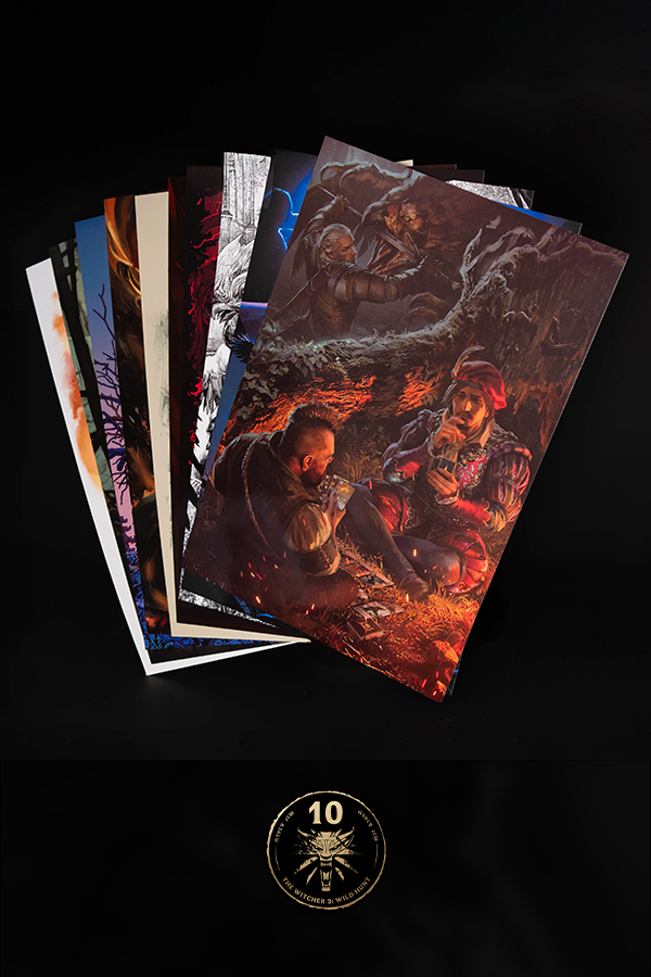 THE WITCHER 3: WILD HUNT 10TH ANNIVERSARY 10 FOR 10 PRINT COLLECTION ...
