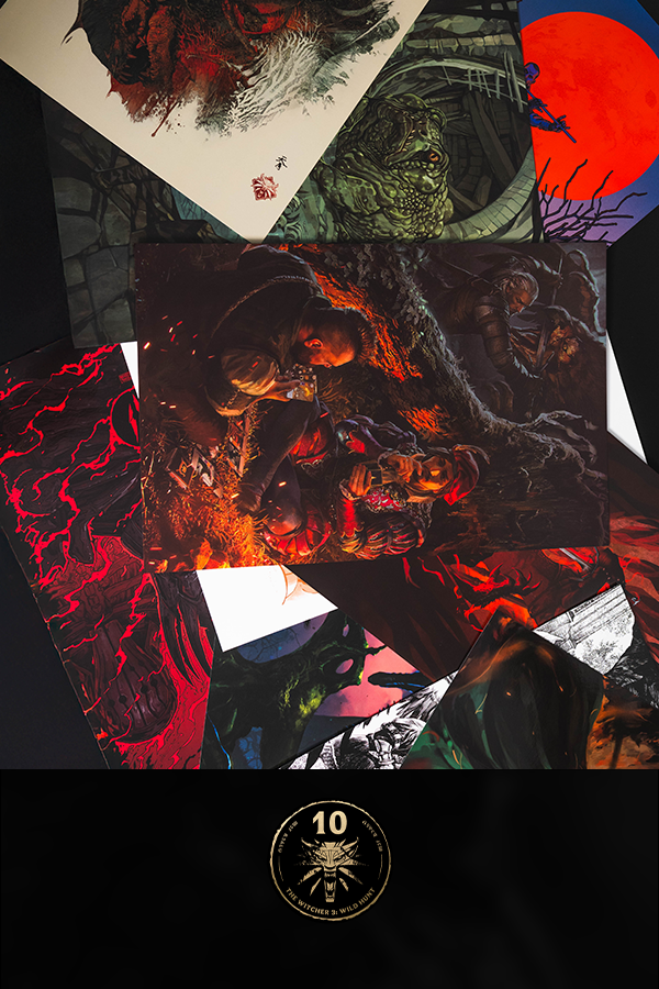 THE WITCHER 3: WILD HUNT 10TH ANNIVERSARY 10 FOR 10 PRINT COLLECTION