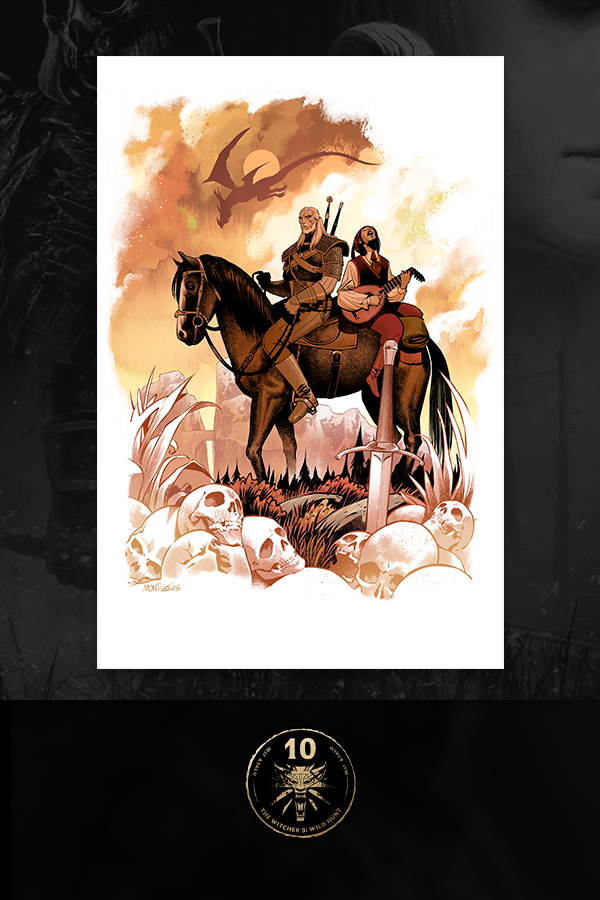 THE WITCHER 3: WILD HUNT 10TH ANNIVERSARY 10 FOR 10 PRINT COLLECTION