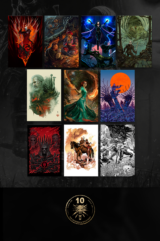 THE WITCHER 3: WILD HUNT 10TH ANNIVERSARY 10 FOR 10 PRINT COLLECTION