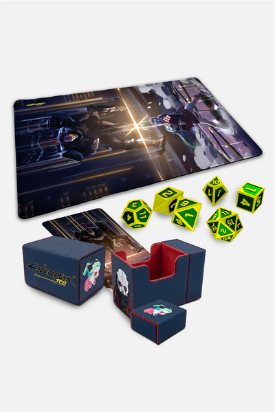 CYBERPUNK TCG “THE MOMENT” PREMIUM ACCESSORY BUNDLE – CD PROJEKT
