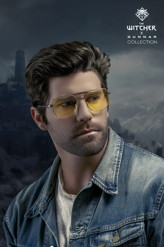 THE WITCHER WHITE WOLF GLASSES X GUNNAR OPTIKS