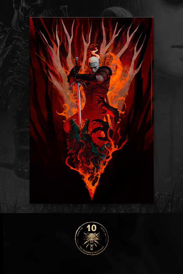 THE WITCHER 3: WILD HUNT 10TH ANNIVERSARY 10 FOR 10 PRINT COLLECTION