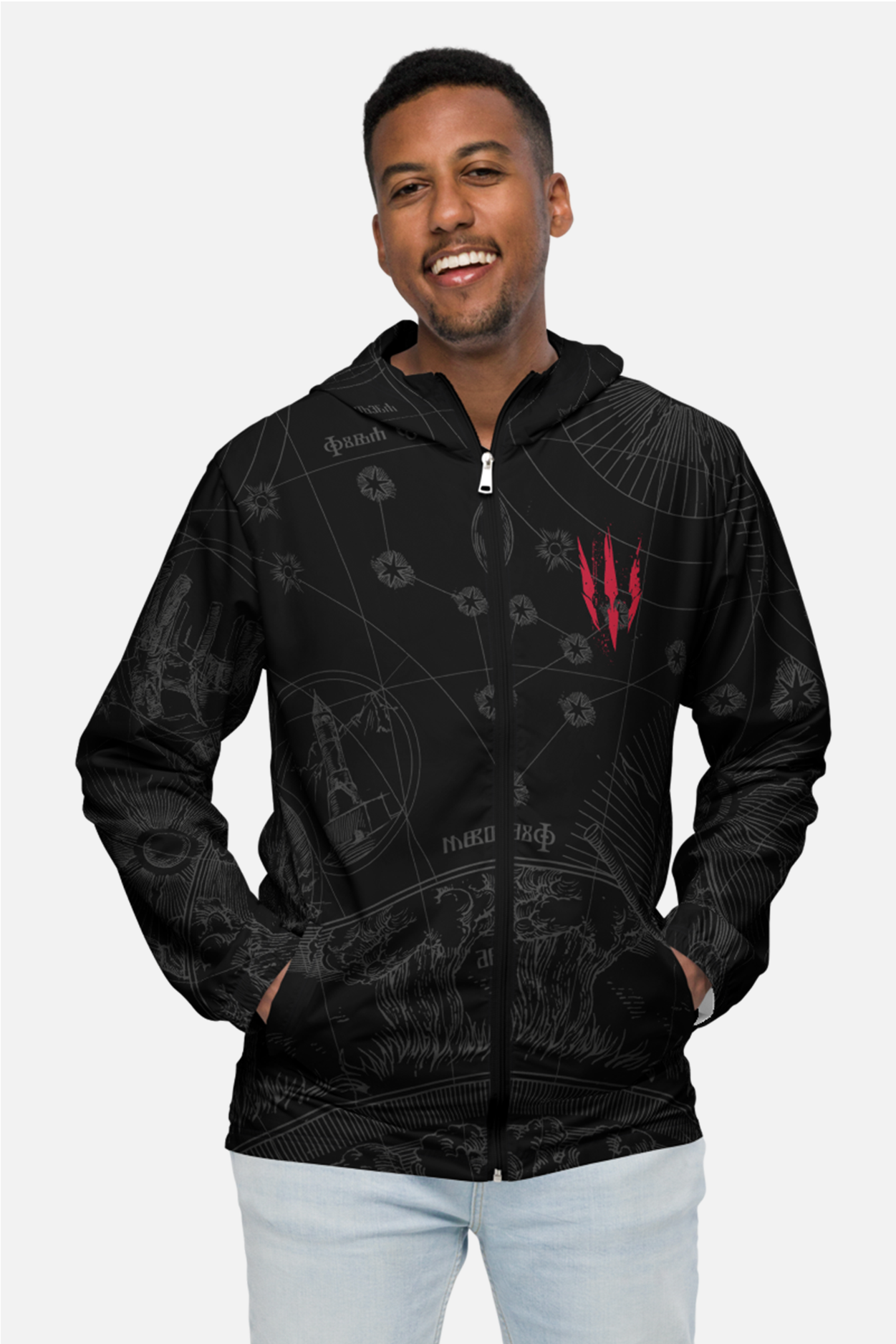 THE WITCHER BLOOD AND WINE ANNIVERSARY WINDBREAKER