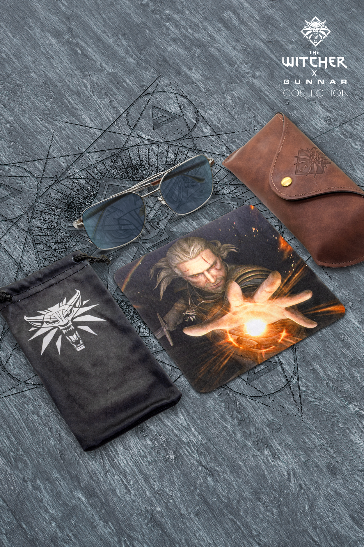 THE WITCHER WHITE WOLF GLASSES X GUNNAR OPTIKS