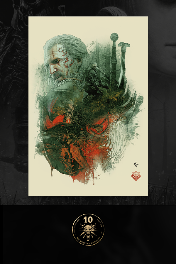 THE WITCHER 3: WILD HUNT 10TH ANNIVERSARY 10 FOR 10 PRINT COLLECTION