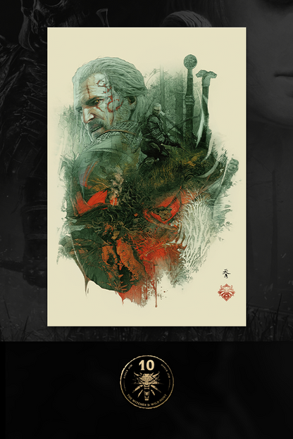 THE WITCHER 3: WILD HUNT 10TH ANNIVERSARY 10 FOR 10 PRINT COLLECTION