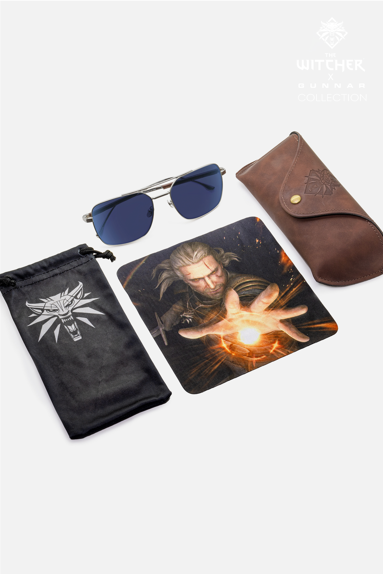 THE WITCHER WHITE WOLF GLASSES X GUNNAR OPTIKS