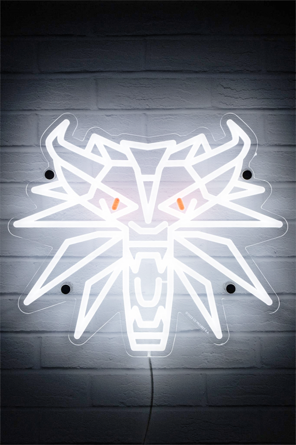 THE WITCHER WHITE WOLF LED WALL ART – CD PROJEKT RED Gear Store - USA