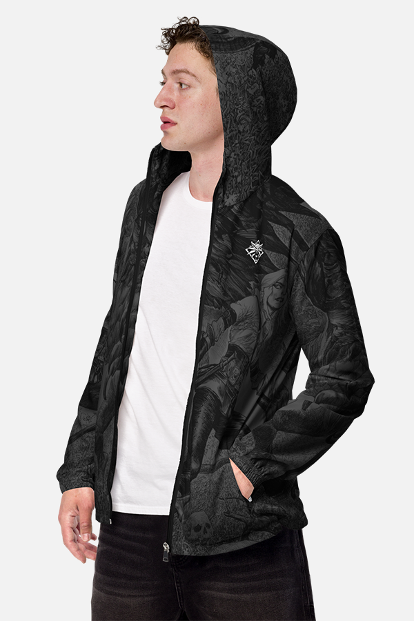 THE WITCHER 3: WILD HUNT 10TH ANNIVERSARY CIRI AND THE BASILISK WINDBREAKER