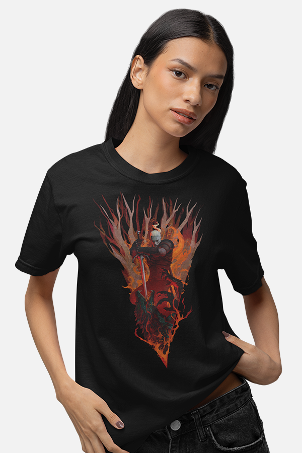 THE WITCHER 3: WILD HUNT 10TH ANNIVERSARY GERALT VS THE WOLF TEE