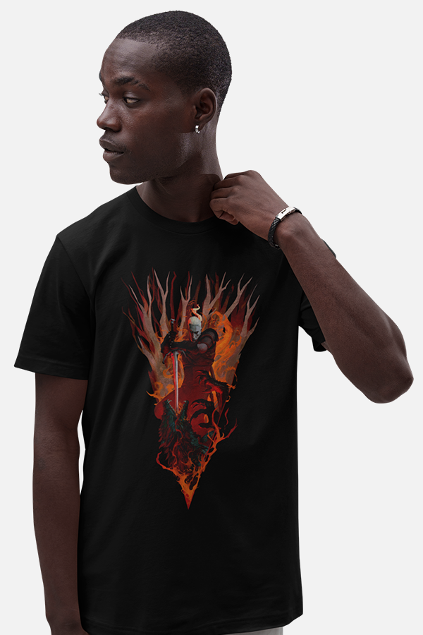 THE WITCHER 3: WILD HUNT 10TH ANNIVERSARY GERALT VS THE WOLF TEE
