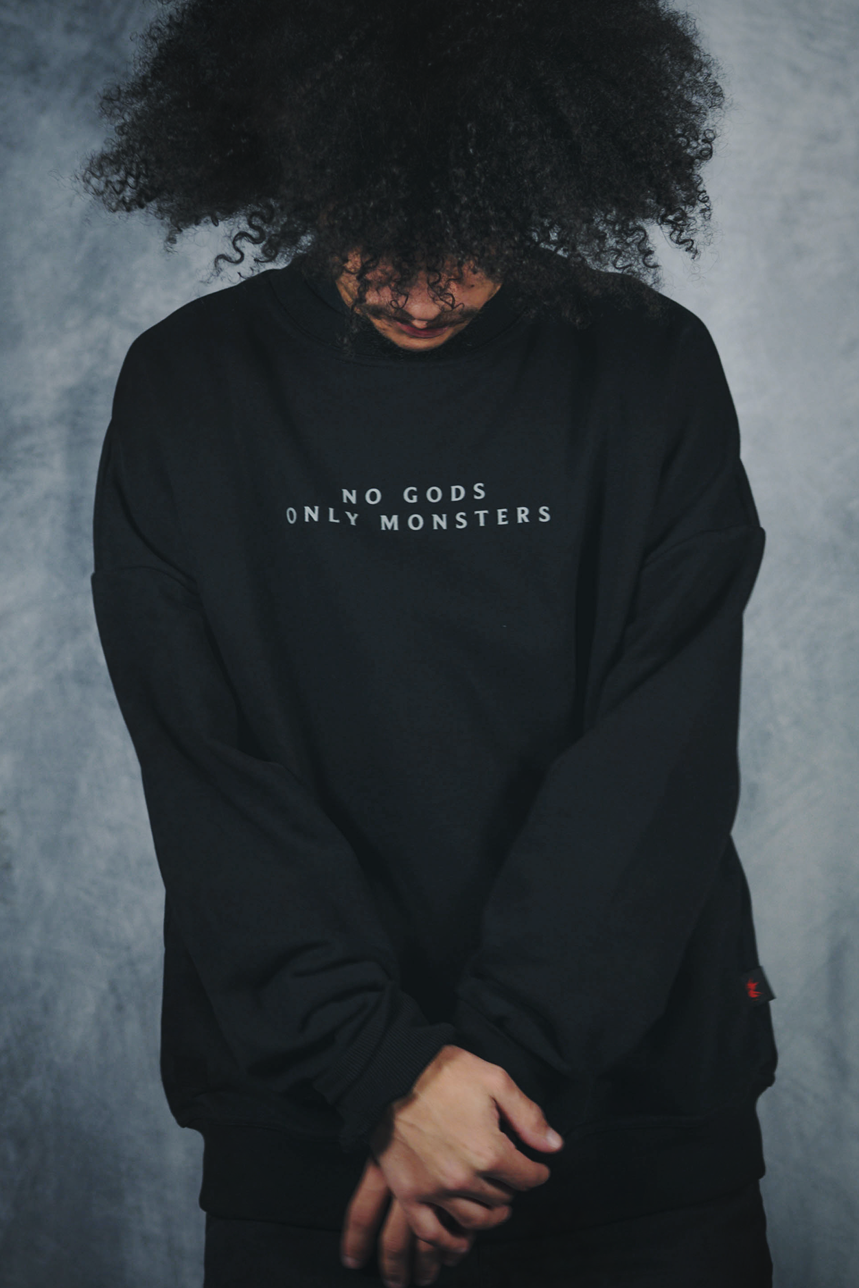 THE WITCHER 4 NO GODS ONLY MONSTERS CREWNECK