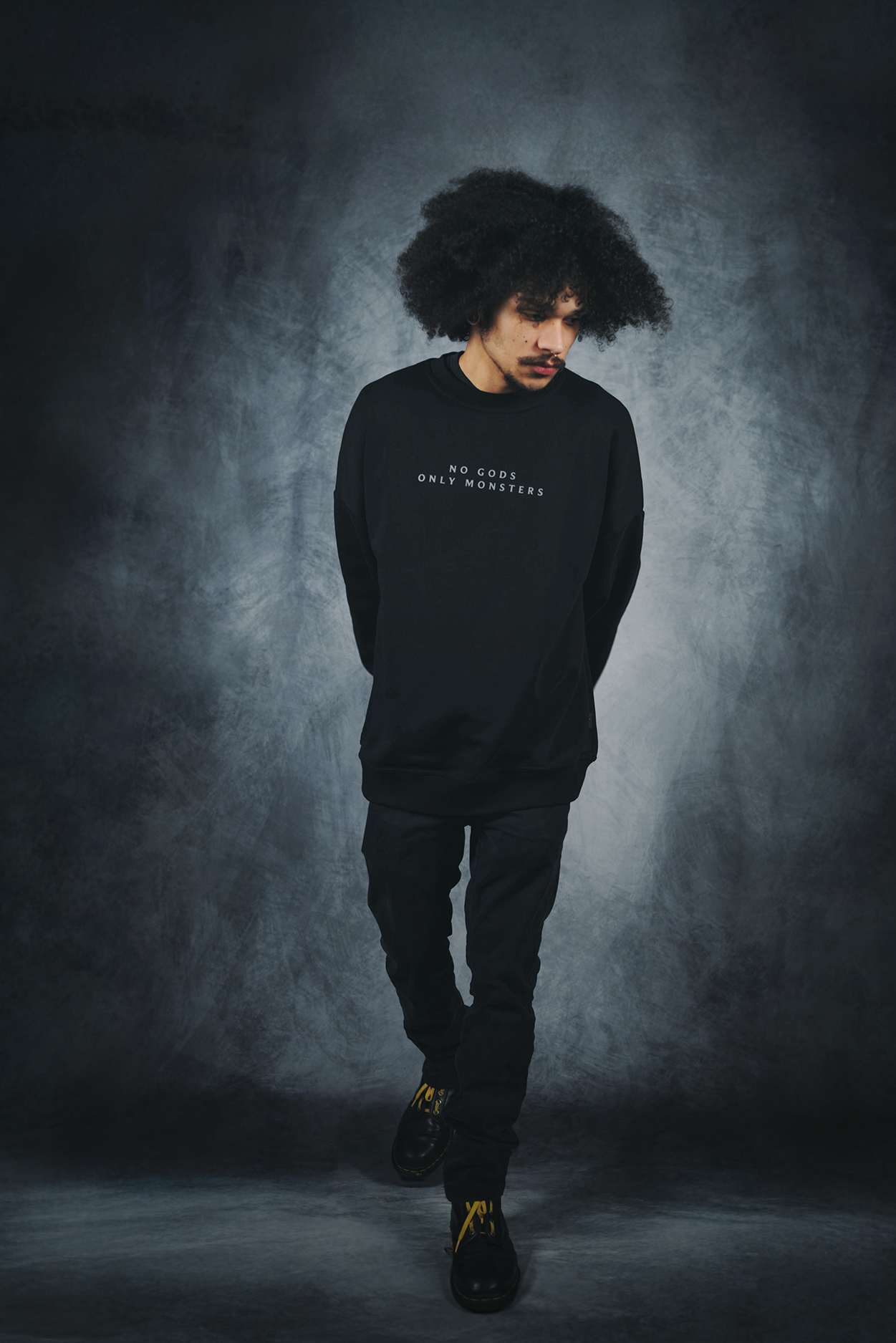 THE WITCHER 4 NO GODS ONLY MONSTERS CREWNECK