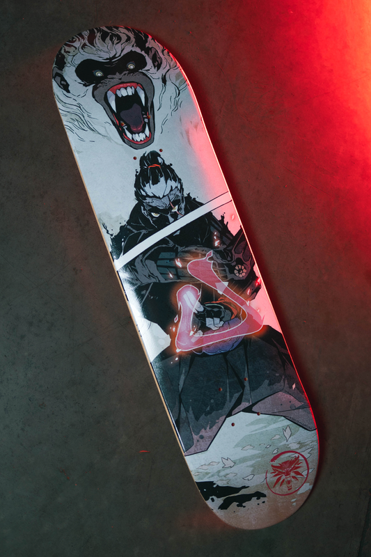 THE WITCHER RONIN TERU COVER SKATE DECK