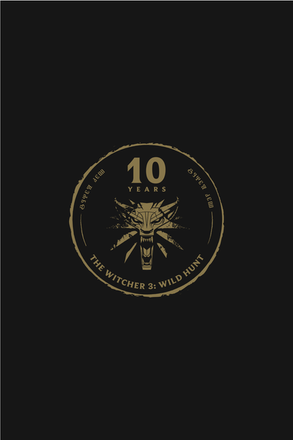 THE WITCHER 3: WILD HUNT 10TH ANNIVERSARY WHITE WOLF TEE