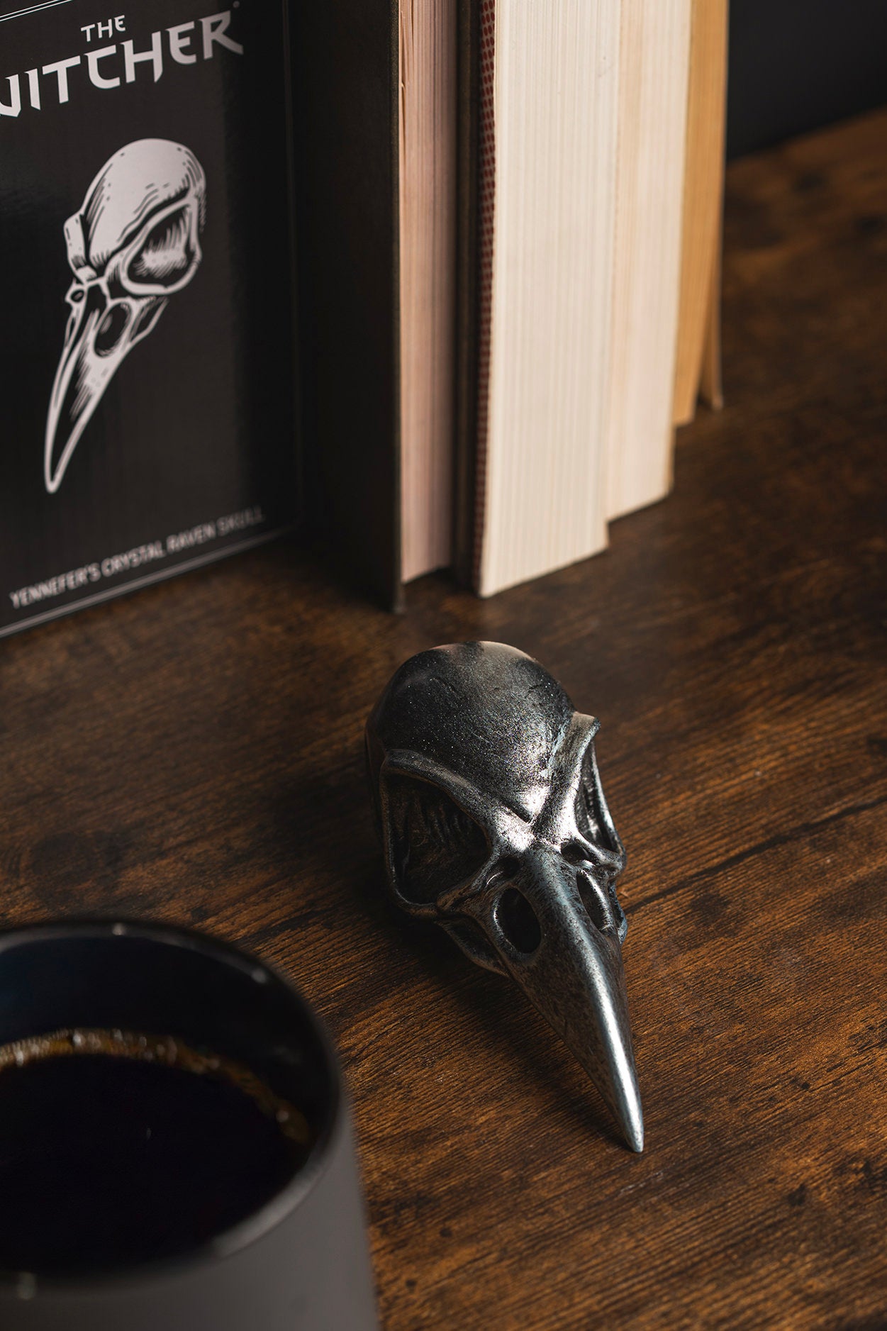 THE WITCHER YENNEFER’S CRYSTAL RAVEN SKULL