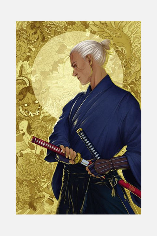 THE WITCHER RONIN LITHOGRAPH OPEN EDITION BY JEN BARTEL