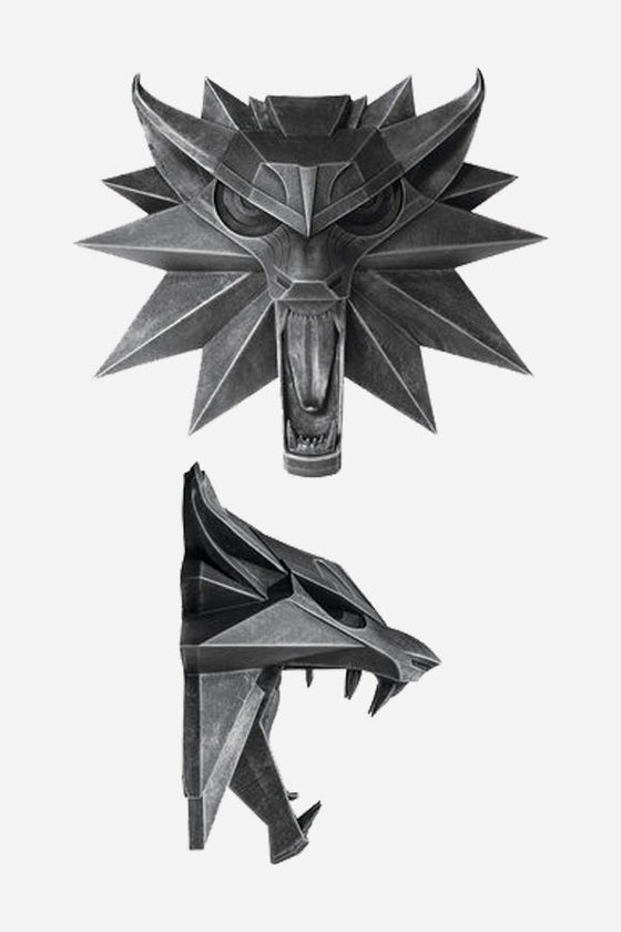 THE WITCHER WOLF WALL SCULPTURE