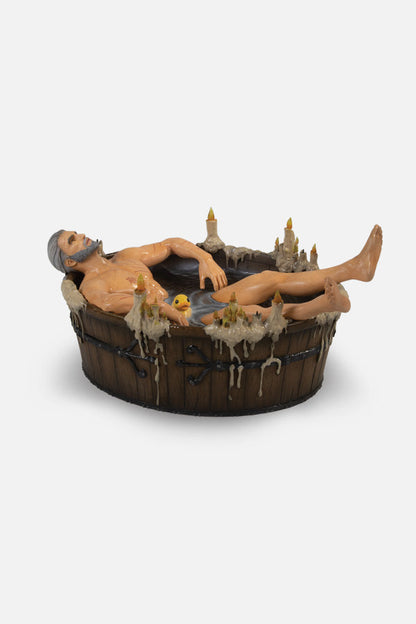 THE WITCHER GERALT IN THE BATH STATUETTE