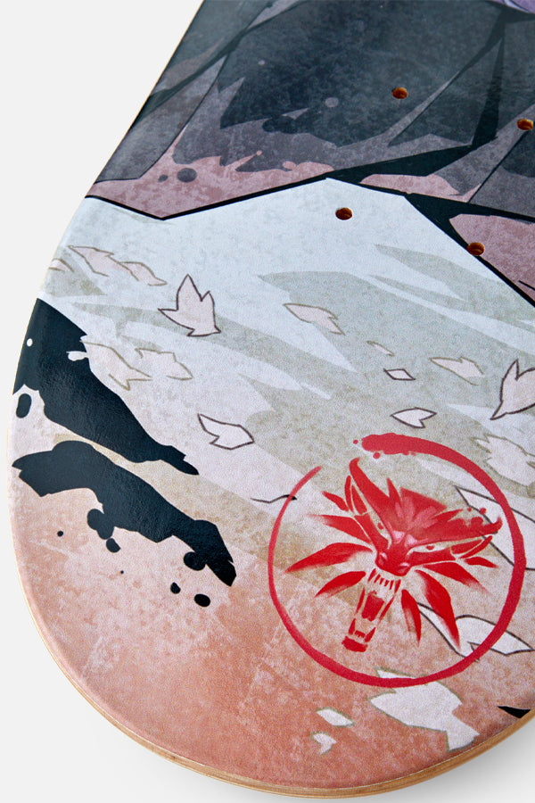 THE WITCHER RONIN TERU COVER SKATE DECK
